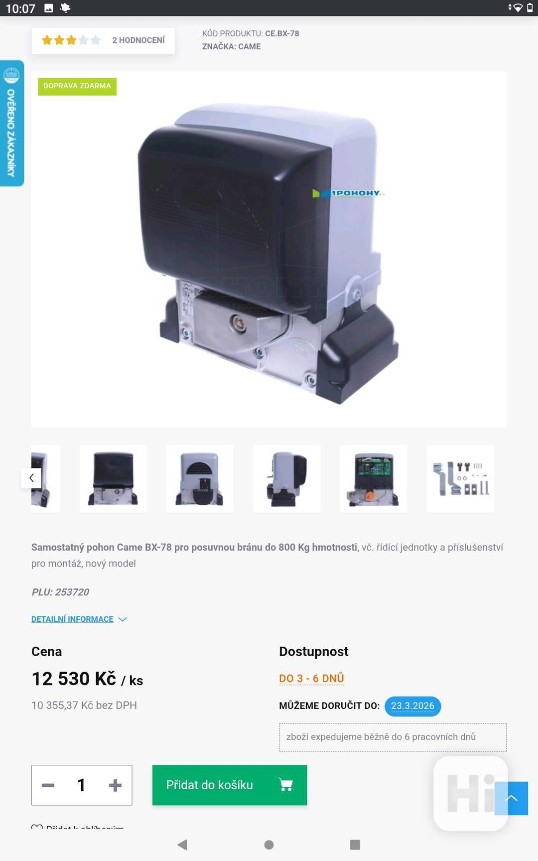 Motor na bránu  - foto 1