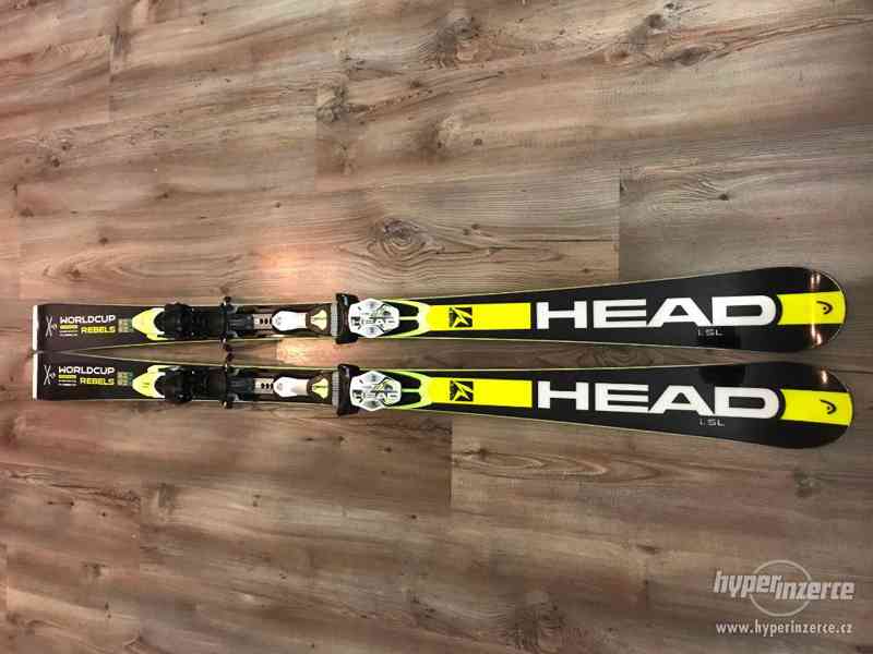 Prodám extrémně vybavené lyže HEAD Worldcup Rebels  i.SL - foto 1