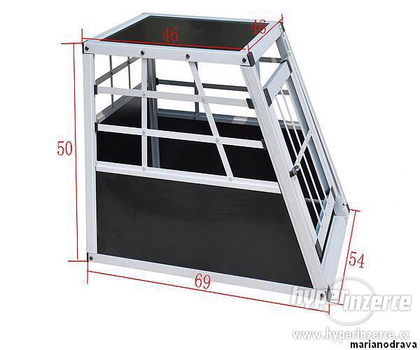 NOVÁ TRANSPORTNÍ KLEC, BOX DO AUTA PRO PSA - foto 4