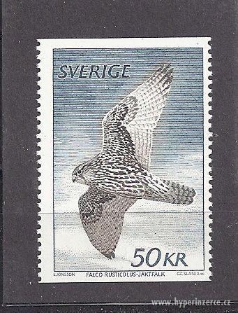 Švédsko 1981 50 Kr **Mi. 1140 Raroh lovecký fauna-ptáci, sam - foto 1