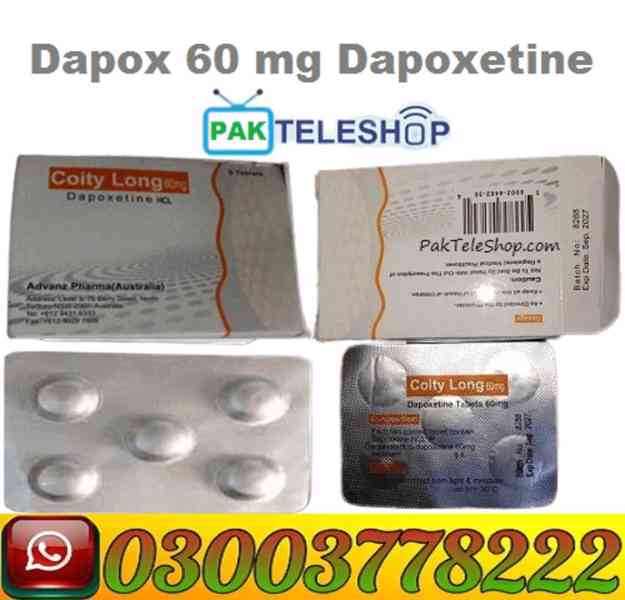 Dapox 60 mg Tablets Price in Pakistan | 03003778222