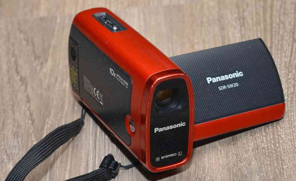 Panasonic SDR-SW20 RED *vodotěsná do 1,5 m - foto 5