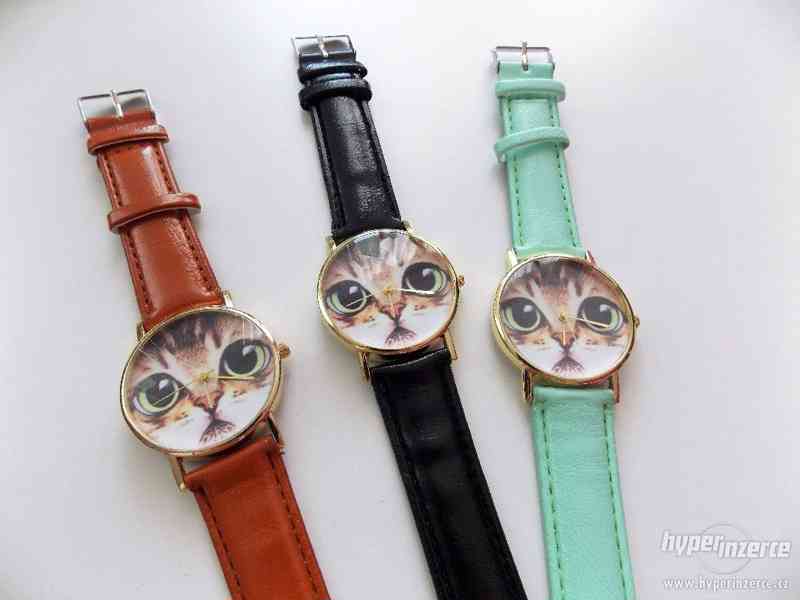 Nové stylové hodinky Kočka - foto 2
