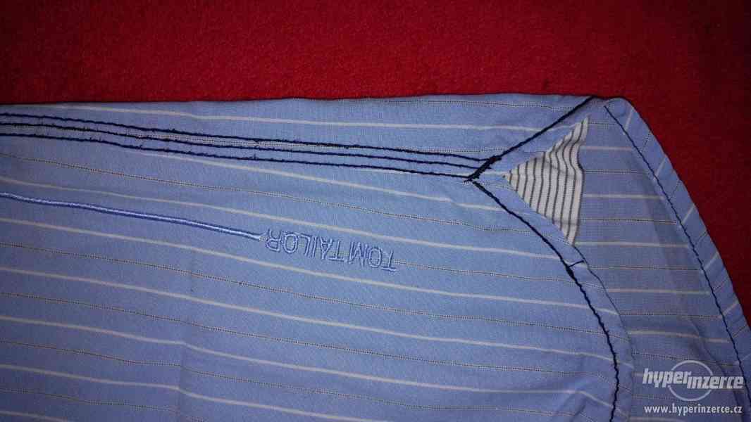 Pánská košile Tom Tailor modro-proužkatá - foto 1
