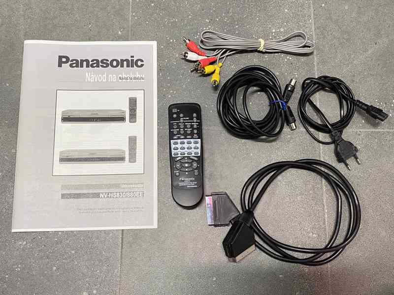 S-VHS-ET videorekordér Panasonic NV-HS830 v TOP stavu - foto 9