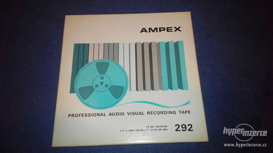 Ampex 292 18cm 540m magnetofonová páska, dobrý stav - foto 1