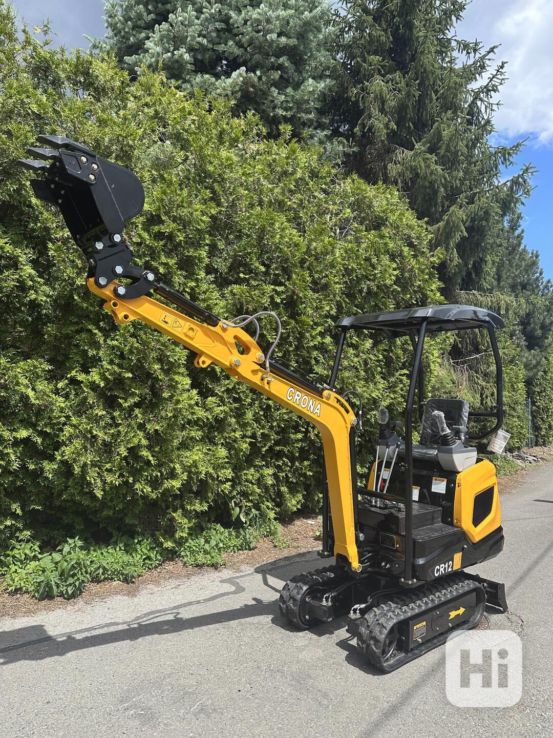 Bagr CR12P , minibagr - diesel kubota - foto 1