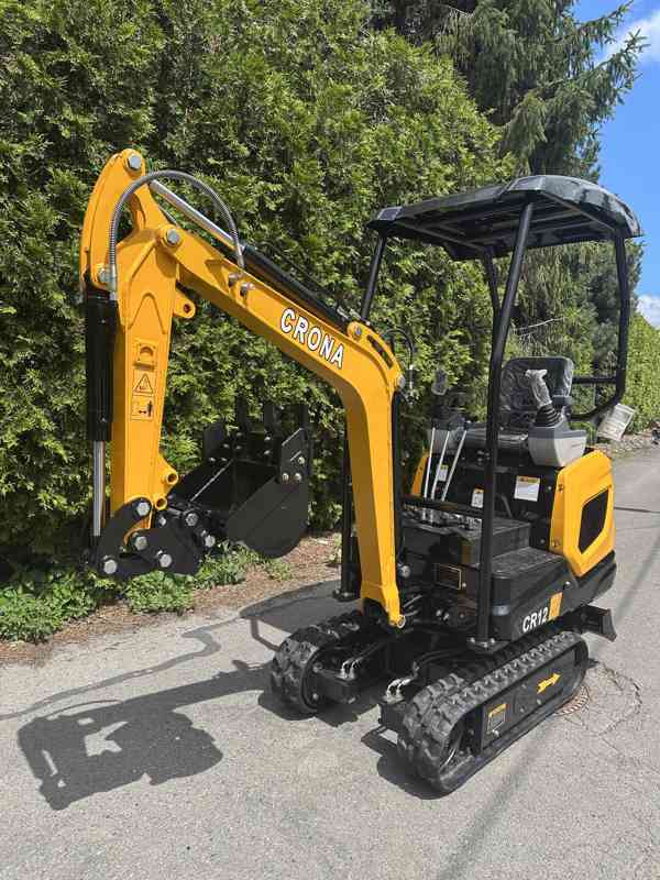 Bagr CR12P , minibagr - diesel kubota - foto 8