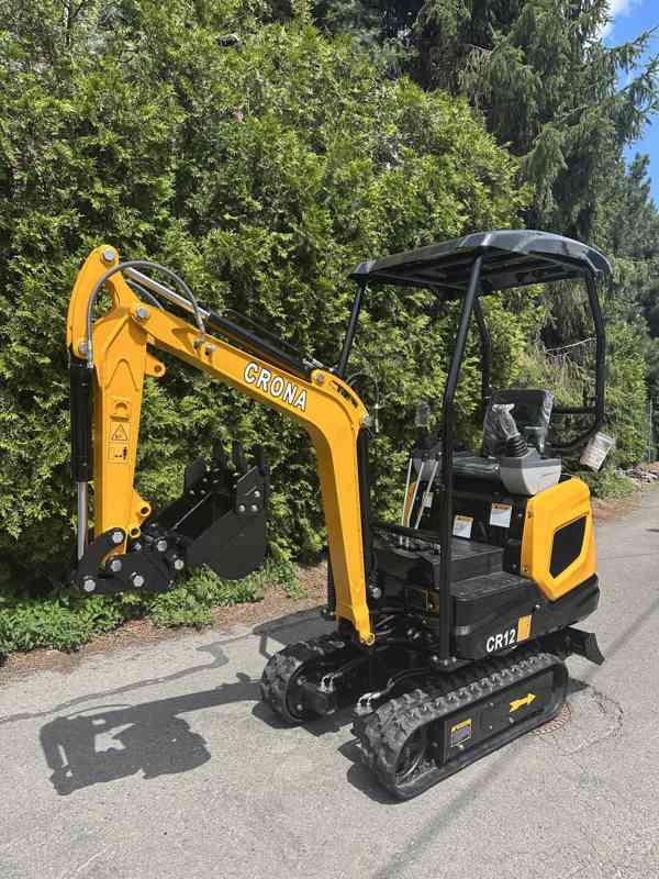 Bagr CR12P , minibagr - diesel kubota - foto 3