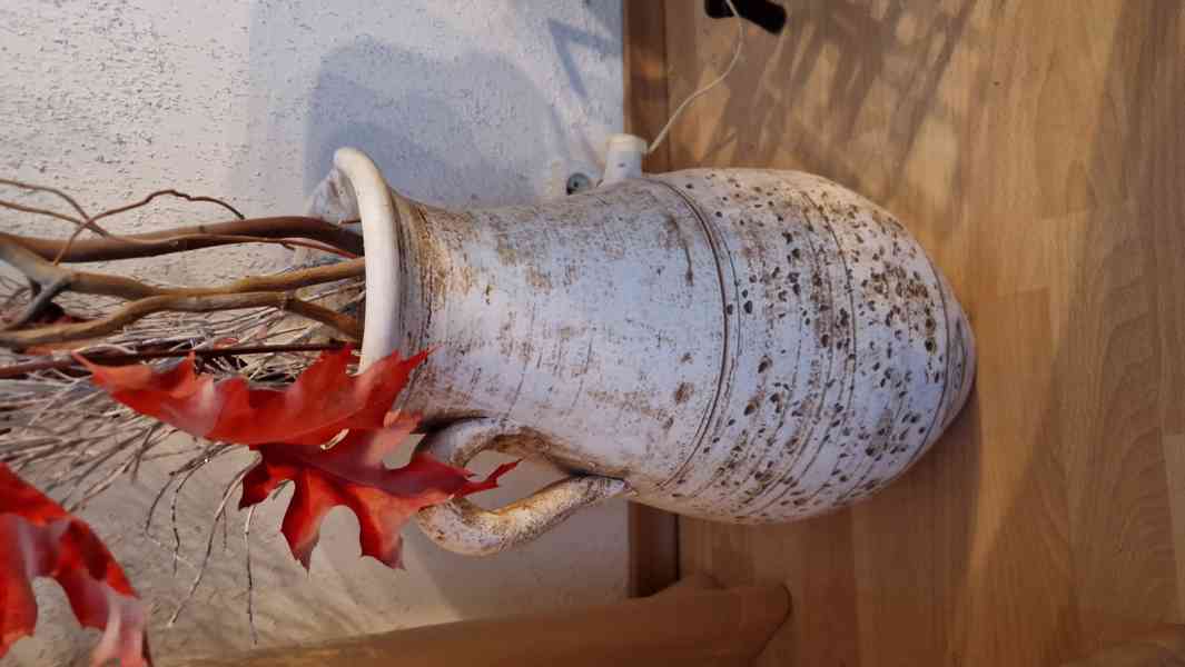 Váza ve tvaru džbánu keramika - foto 3