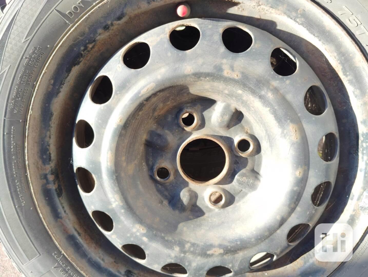 1x disk s letní pneu C1 Peugeot Toyota - foto 1