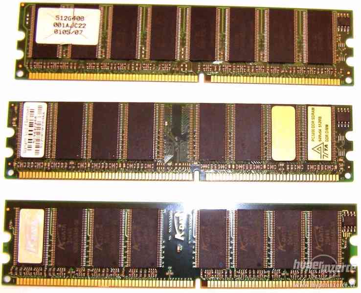 Paměti DIMM DDR 400MHz 512MB  ADATA