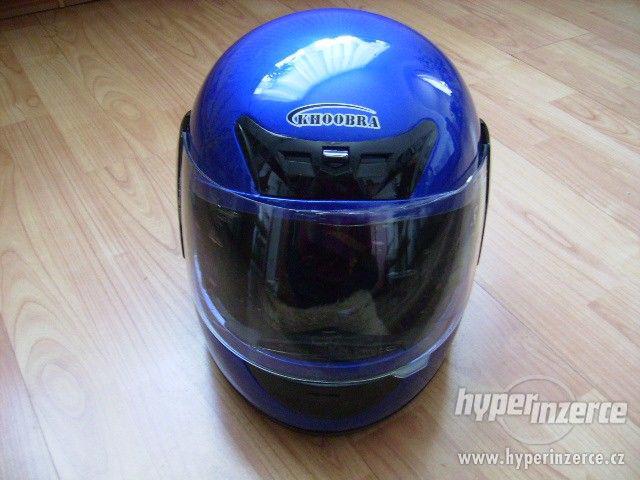 Moto helmy moto přilby cestovní i krosové nové zabalené - foto 6