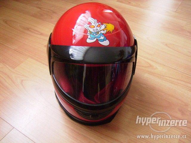 Moto helmy moto přilby cestovní i krosové nové zabalené - foto 9