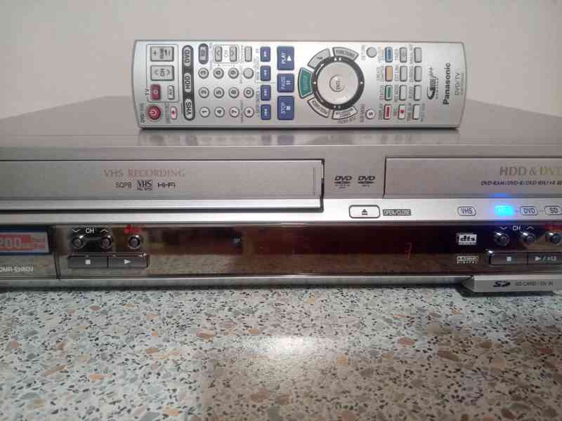 ⚠️VHS-HDD-DVD rekordér Panasonic DMR-EH80 - foto 2