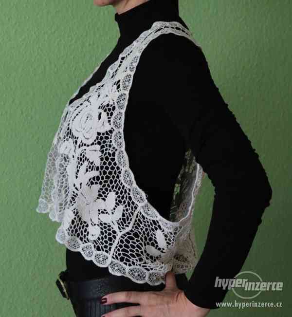 Vesta z gipýrské krajky XXXL - foto 4