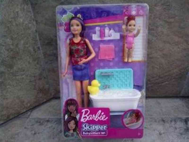 Barbie Chůva koupání