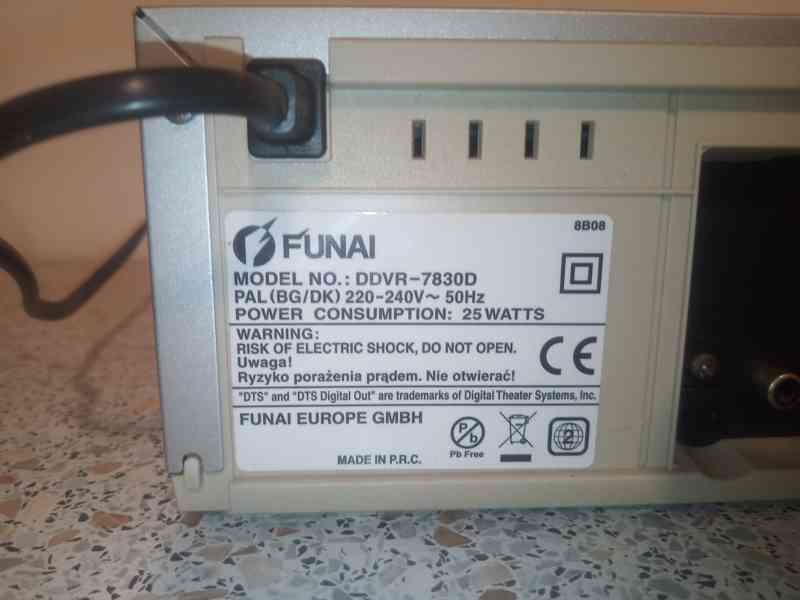DVD-VHS kombo Funai DDVR-7830D - foto 7