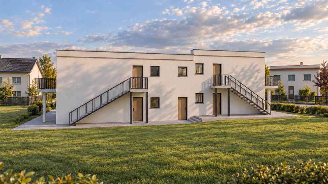 3D vizualizace exteriéru domu, fasády a okolí - foto 5