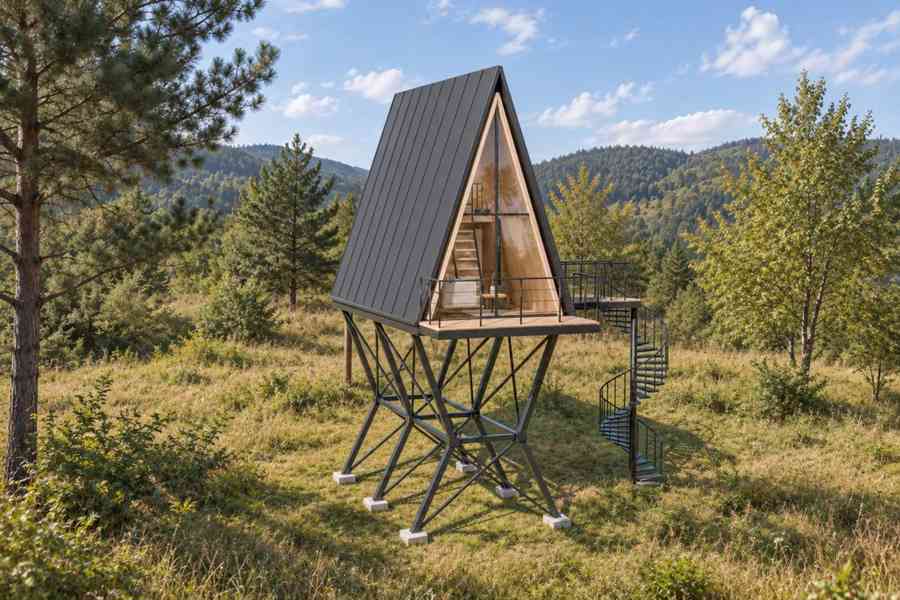 3D vizualizace exteriéru domu, fasády a okolí - foto 2