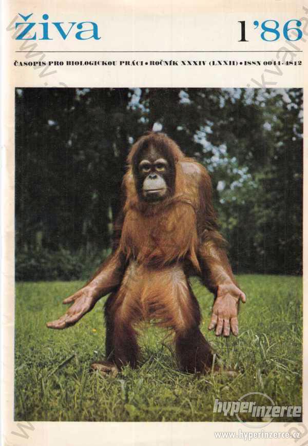 Živa časopis pro biologickou práci rok 1986 - foto 1