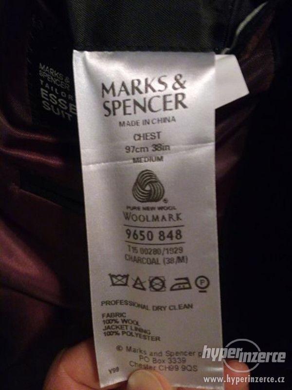 Pánský oblek Marks & Spencer (sako+kalhoty) - foto 3