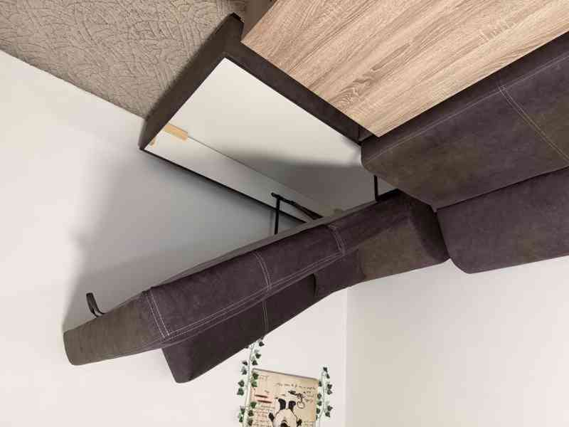 Rohová rozkládací sedačka - foto 4