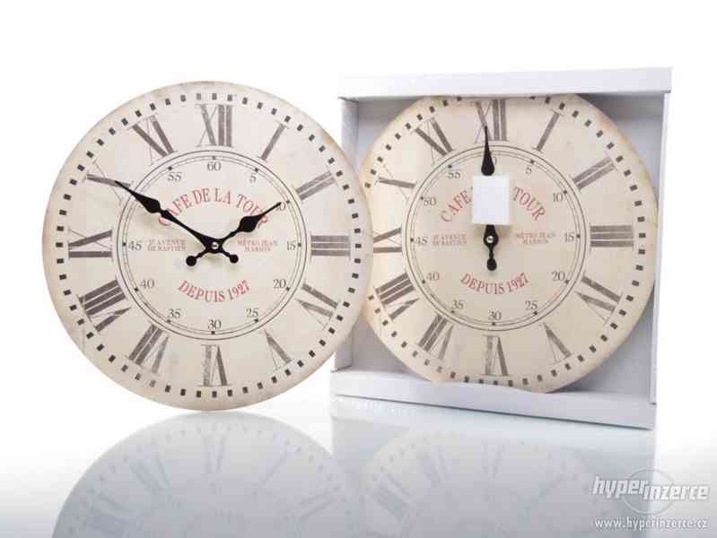 Vintage hodiny s řimskými čísly, DOPRAVA ZDARMA - foto 2