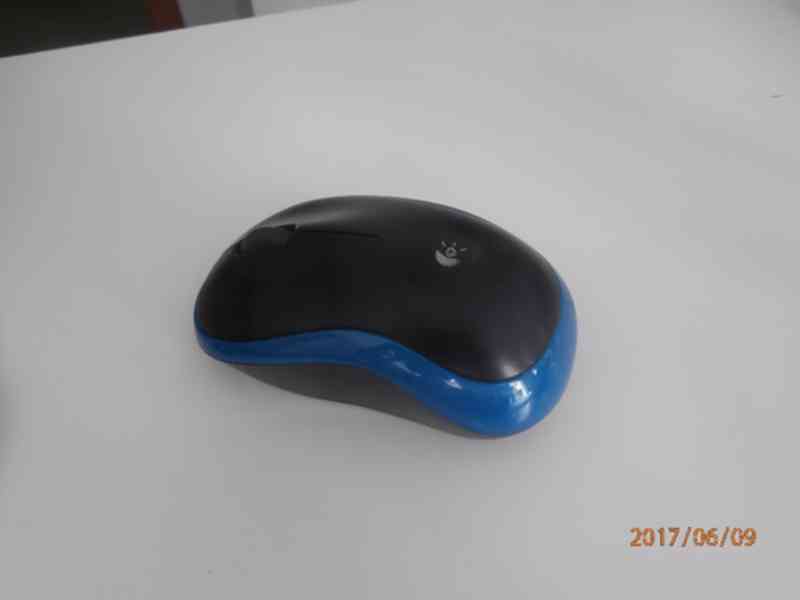 Myš Logitech, modročerná, M185 - foto 1