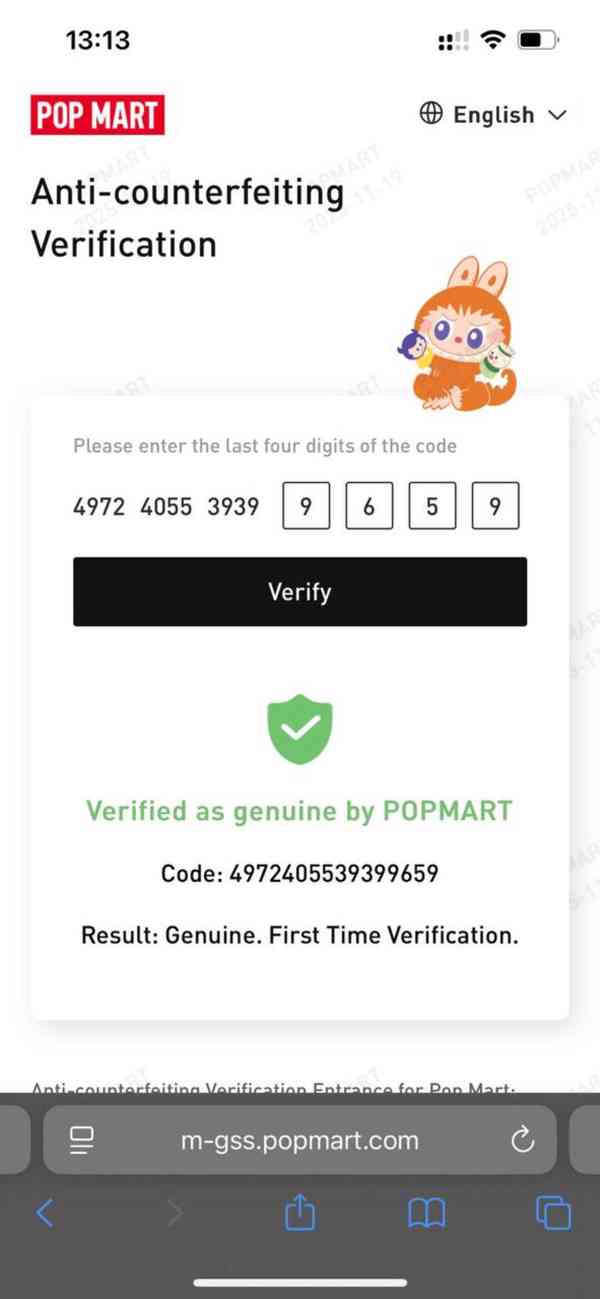 🧸 Labubu – Big Into Energy (Original) - foto 3