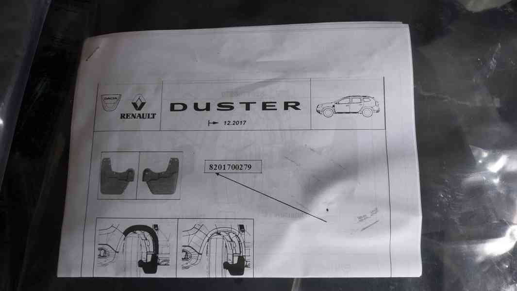 Prodám zástěrky kol Dacia Duster 12/2017 a více - foto 2
