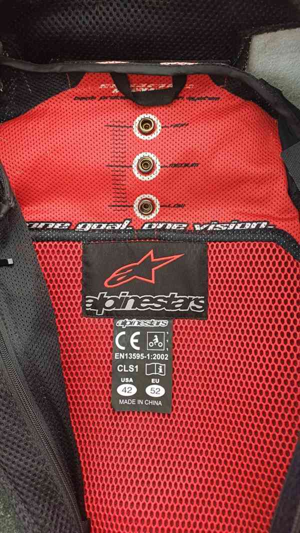 Kožená 1 - dílná kombinéza Alpinestars Atem  - foto 14