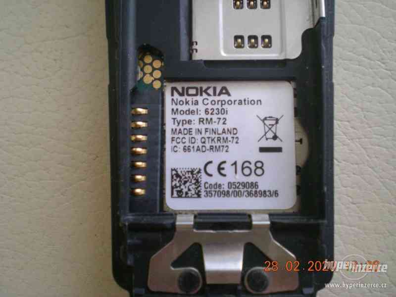 Nokia 6230i - tlačítkové mobilní telefony z r.2005 od 10,-Kč - foto 28