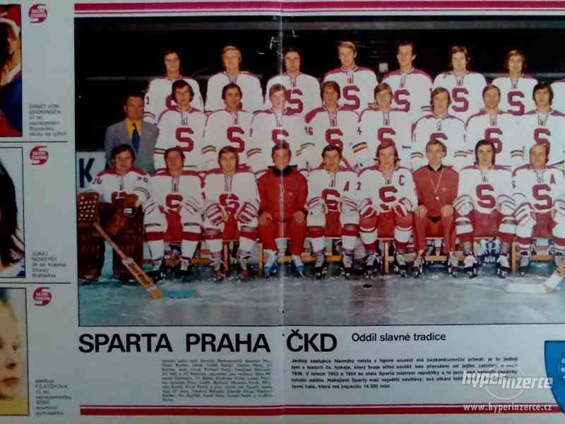 Sparta Praha - lední hokej 1977 - foto 1