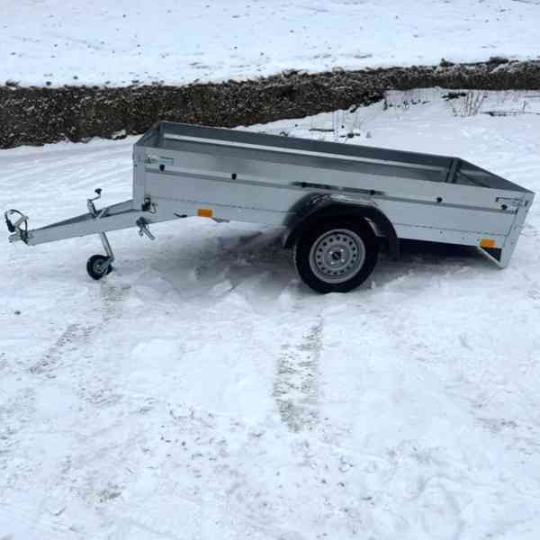 Přívěsný vozík sklopný NOVÝ–AKČNÍ SET S NÁSTAVBOU BOČNIC,DPH - foto 15