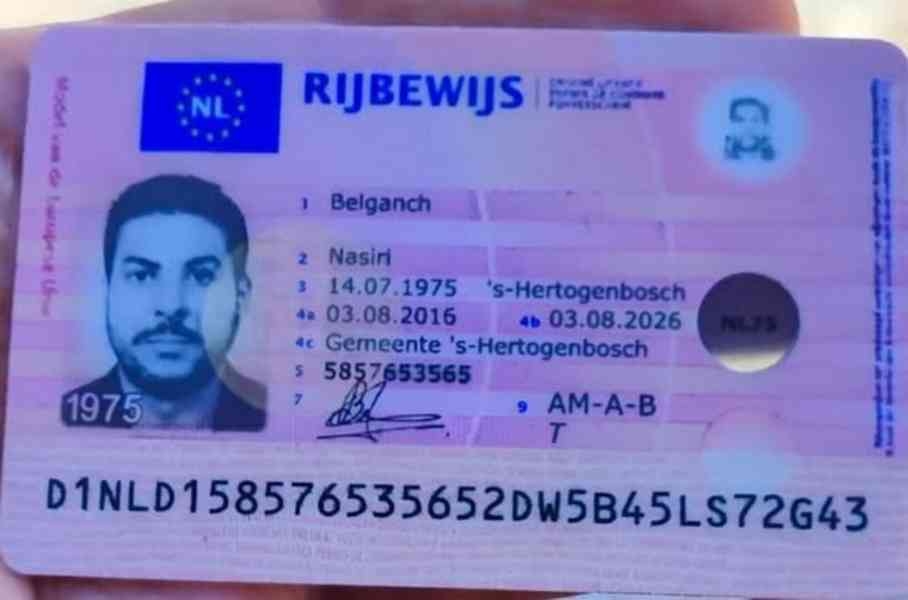 Kupte si skutečné registrované a originální nizozemské řidič