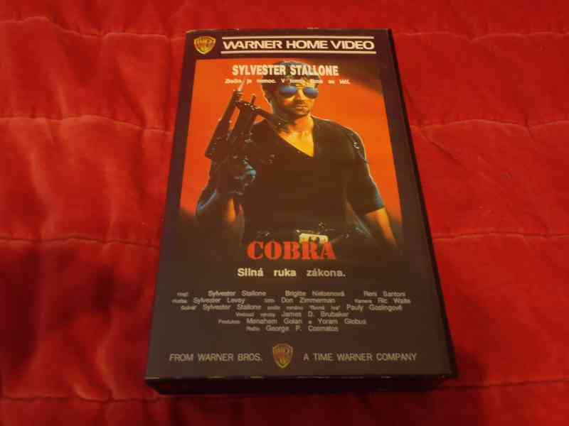 VHS Kobra 1986 Cobra Sylvester Stallone TOP stav - foto 1