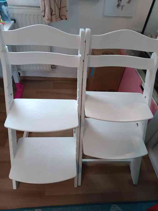2 rostoucí židle do 120 kg