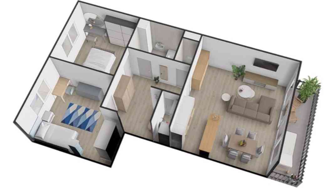 PRODEJ LUXUSNÍ NOVOSTAVBY BYTU 3+KK V REZIDENCI ČESKÁ - foto 13