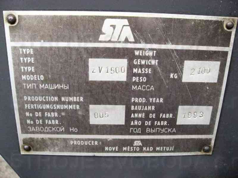 Vůz zametací ZV 1500 (708.)  - foto 2