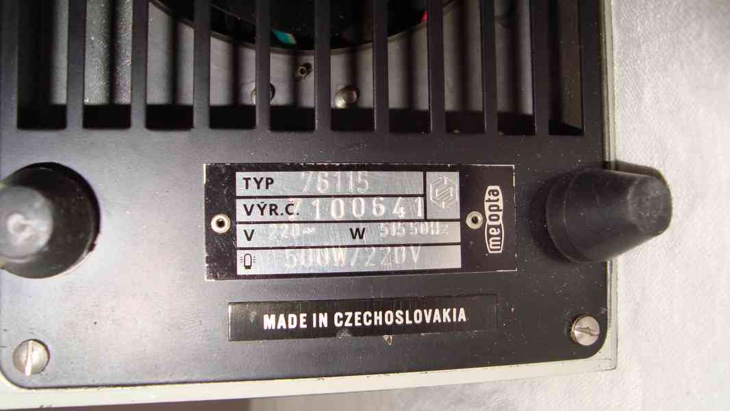 MEOPTA MEDIREX diaprojektor, retro - foto 5