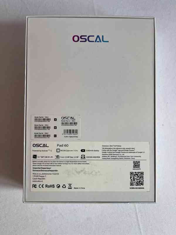 OSCAL Pad 60 3GB / 64GB Space Grey – nezapíná se, na díly... - foto 5