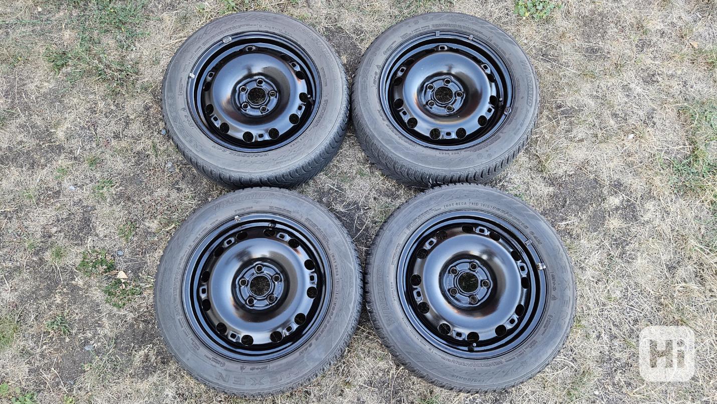 Škoda Fabia Rapid zimní pneumatiky 185/60R15 disky 6Jx15  - foto 1