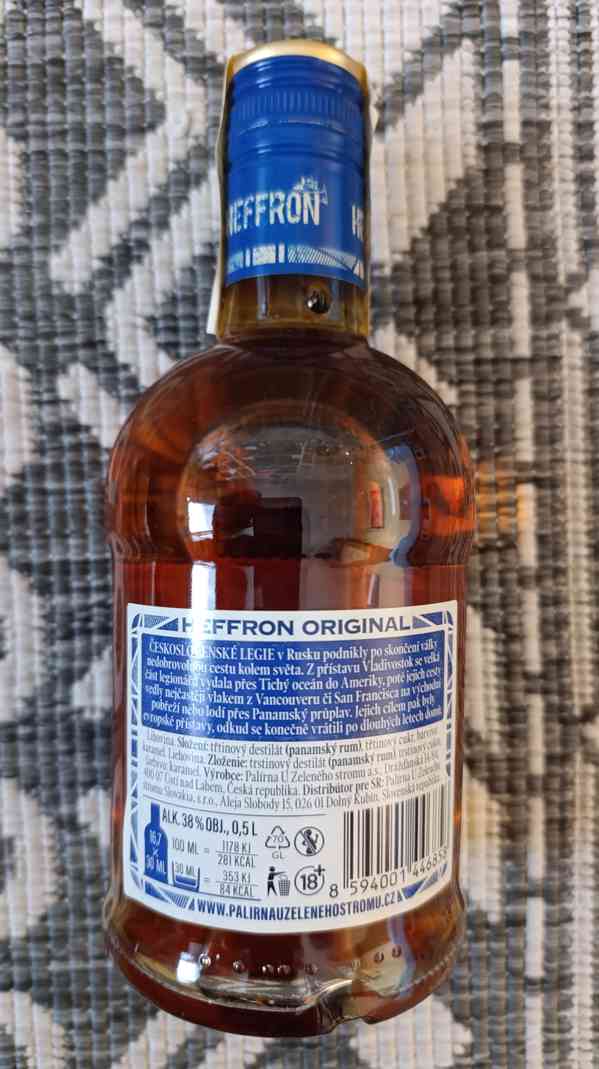 Rum Heffron 0,5l 38%  - foto 2