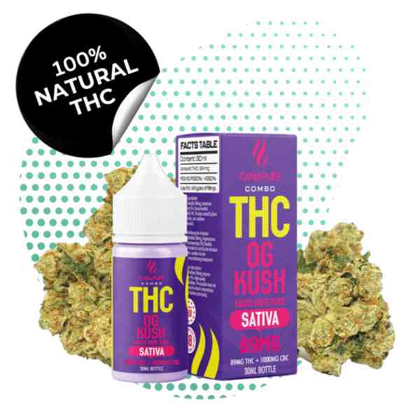 CanaPuff THC+ liquid OG Kush In Kohat - 03000291543