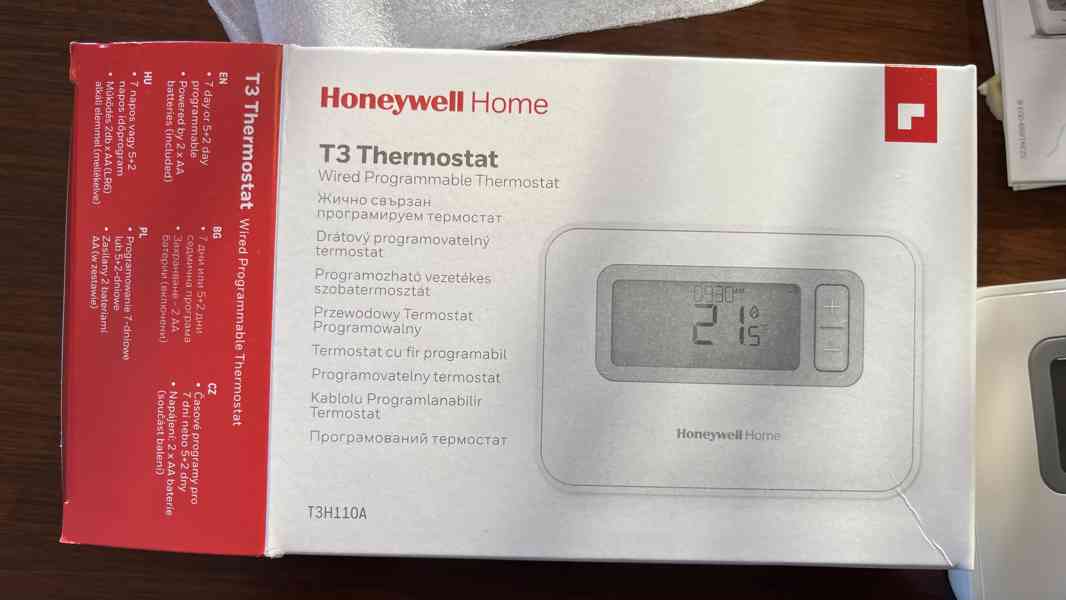 Termostat digitální Honeywell T3 - nepoužitý - foto 5
