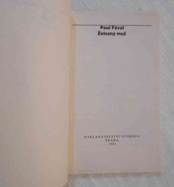 Paul Féval - Železný muž - Omnia 1992 - foto 3