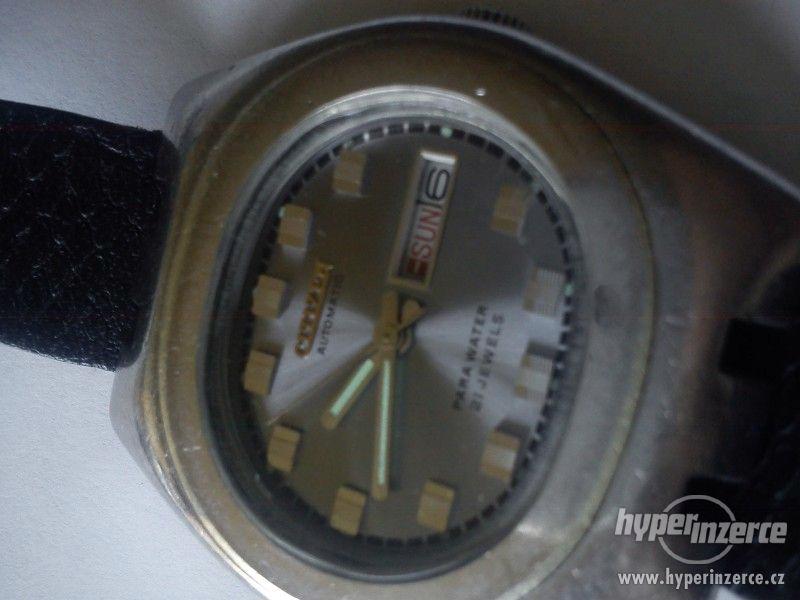 prodám originál japonské hodinky Citizen automatic - foto 2