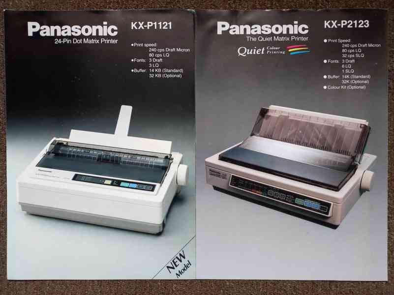 Tiskárny 1. pol 90 let i zahraniční prospekty - foto 3