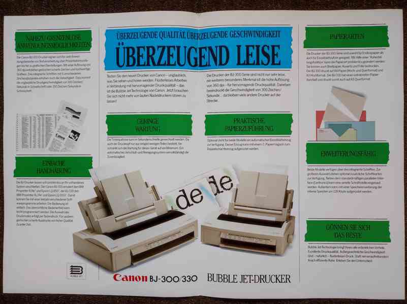 Tiskárny 1. pol 90 let i zahraniční prospekty - foto 2